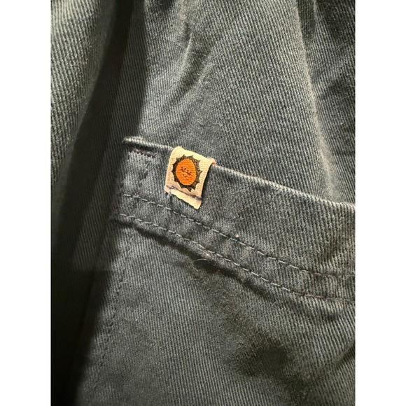 Big Bud Press Action Pants Lagoon Cotton Wide Leg Elastic Waist Mens Womens M - Picture 9 of 9